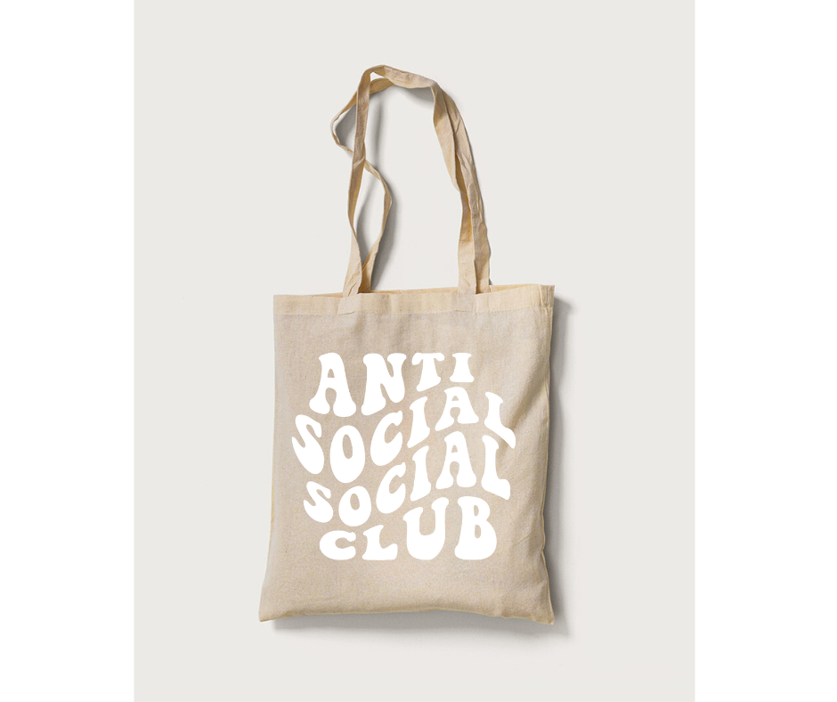 Anti Social Club Tote Bag