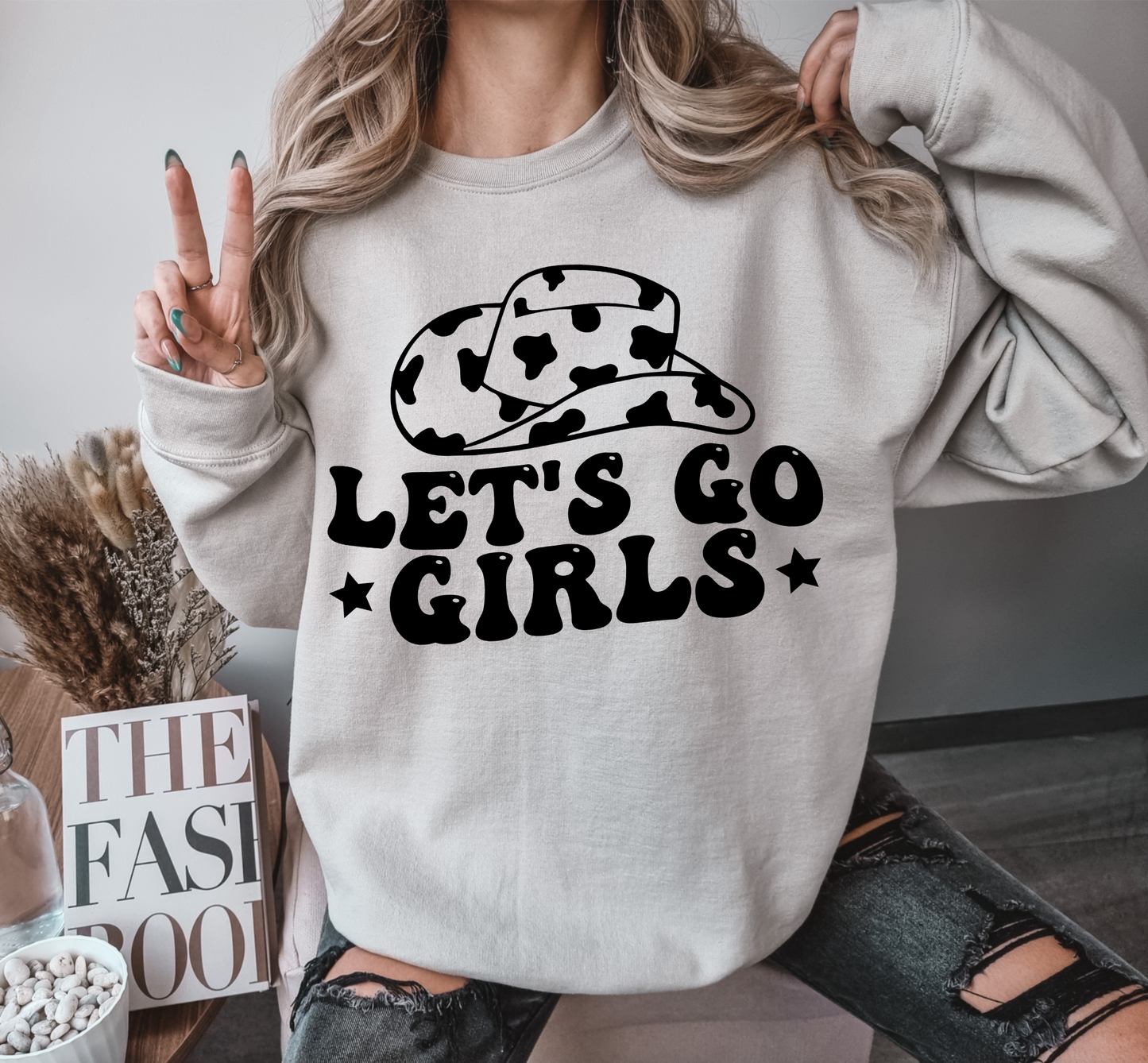 Let's Go Girls Crewneck