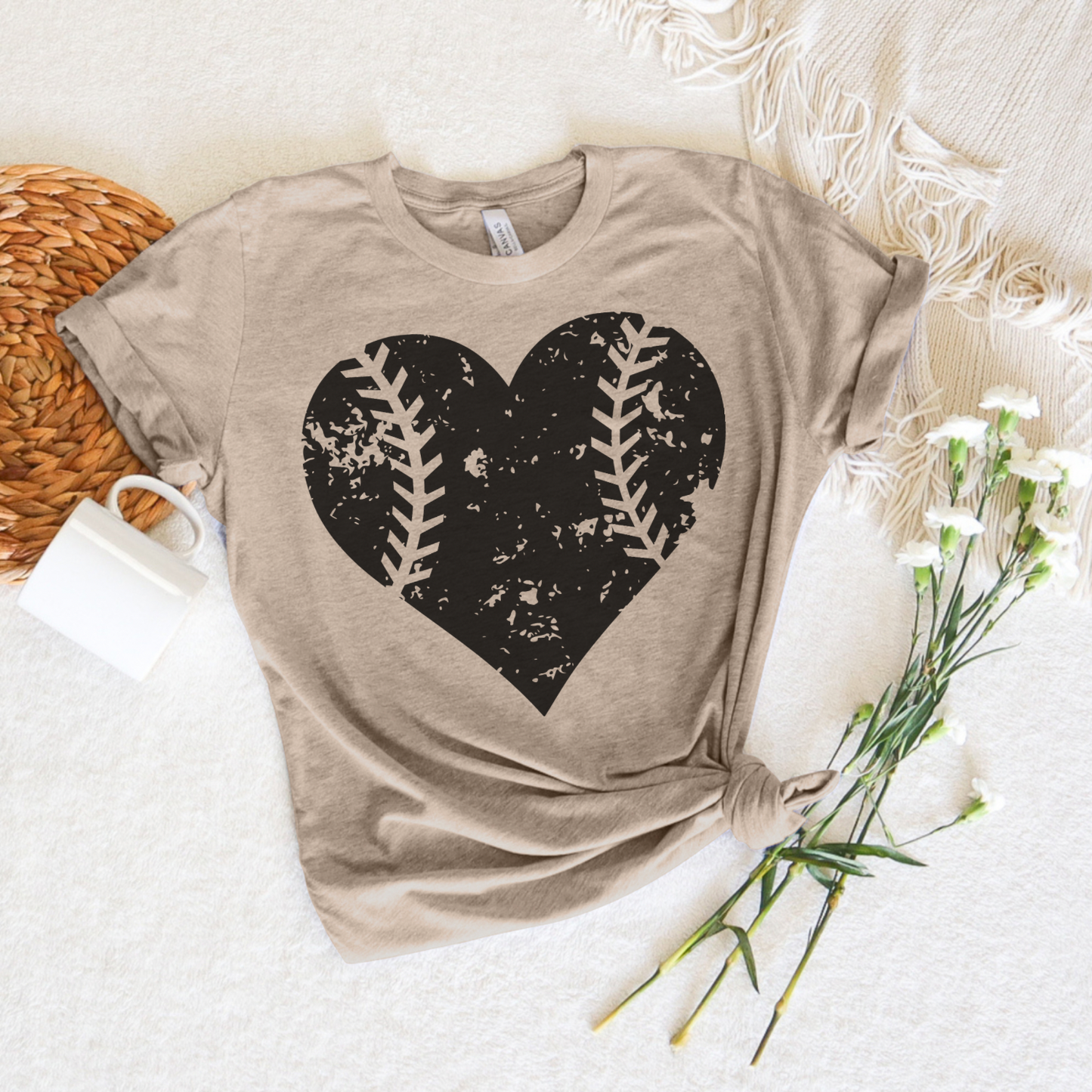 Baseball heart shirt 