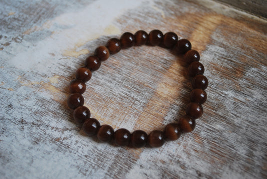 Brown Ombre Beaded Bracelet