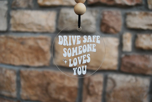 Drive safe car charm