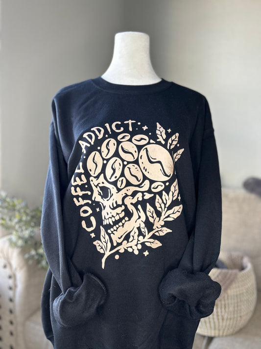 Coffee addict crewneck